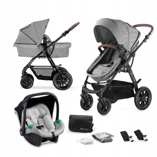 Kinderkraft moov kočík 3v1 KSMOOV00GRYM30I